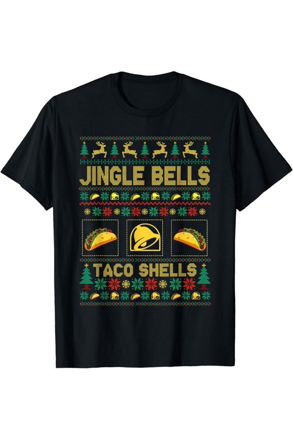 Jingle Bells Taco Shells Sweater Tee All Size S-5XL