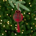 thumbnail image 1 of Northlight Jingle Bell Plaid Christmas Ball Ornaments - 2.75" - Set of 4 - Red and Green, 1 of 9