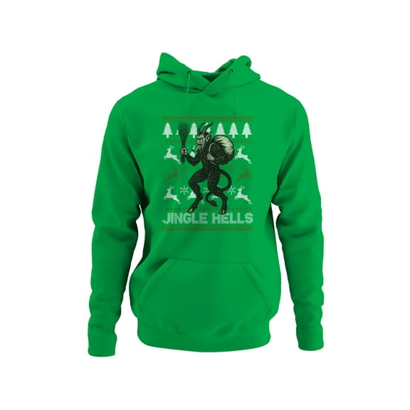 Jingle Hells Krampus Design Men's Hoodie