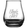 thumbnail image 1 of Jingle Juice Merry Christmas Etched 4.1oz Spey Dram Whisky Glass, 1 of 1