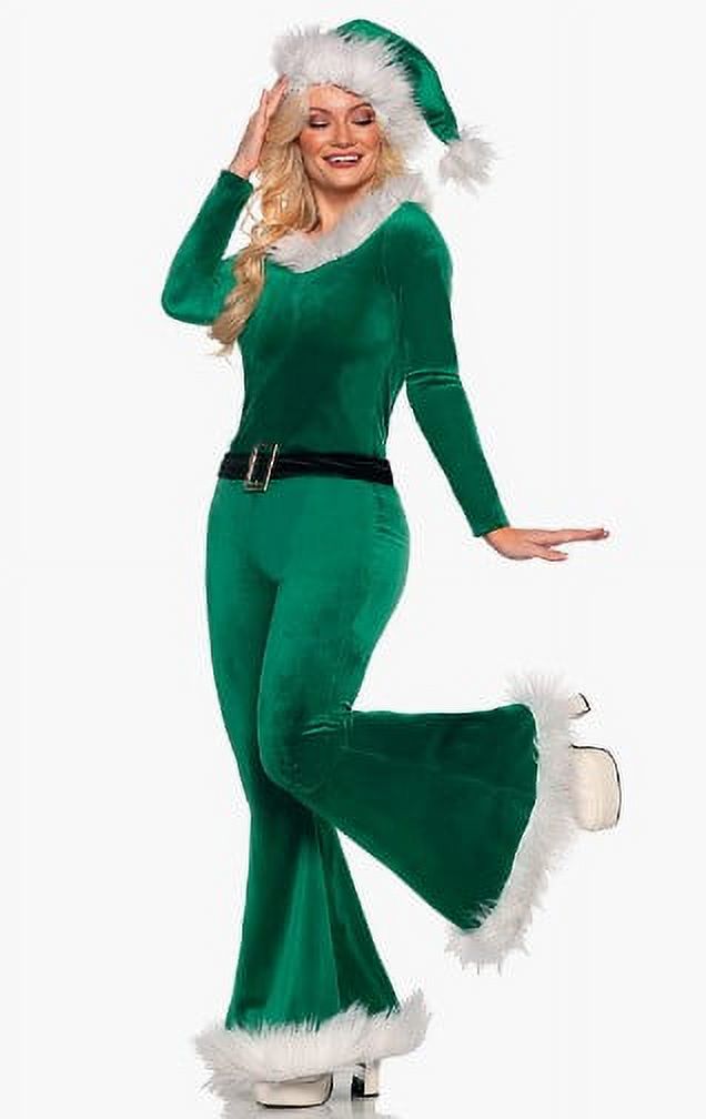 Smiffys CA128 Mens Elf Costume – Santas Helper Christmas Fancy Dress Outfit