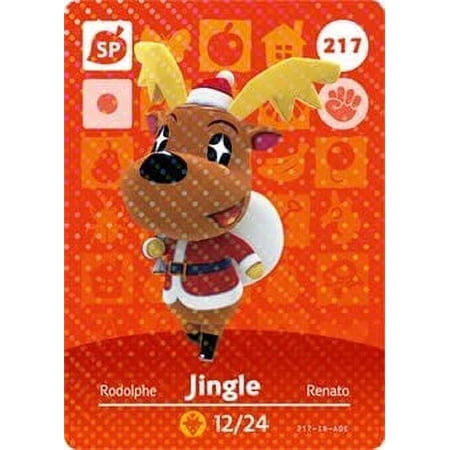 Jingle - Nintendo Animal Crossing Happy Home Designer Amiibo Card - 217 by Nintendo