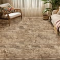 thumbnail image 1 of Jingle bears Fluffy Shag Rug 6x9 Faux Sheepskin Fur Rug for Living Room Bedroom Fuzzy Furry Plush Washable Rug Light Brown Rectangle, 1 of 7