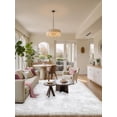 thumbnail image 1 of Jingle bears White Area Rug 6x8 Fuzzy Fluffy Faux Fur Sheepskin Rug for Living Room Bedroom Soft Plush Washable Rug Rectangle, 1 of 7