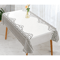 thumbnail image 1 of JinglePop Paper Tablecloths - Paper Tablecloths for Rectangle Tables Waterproof Paper Table Covers for Party, 1 of 4