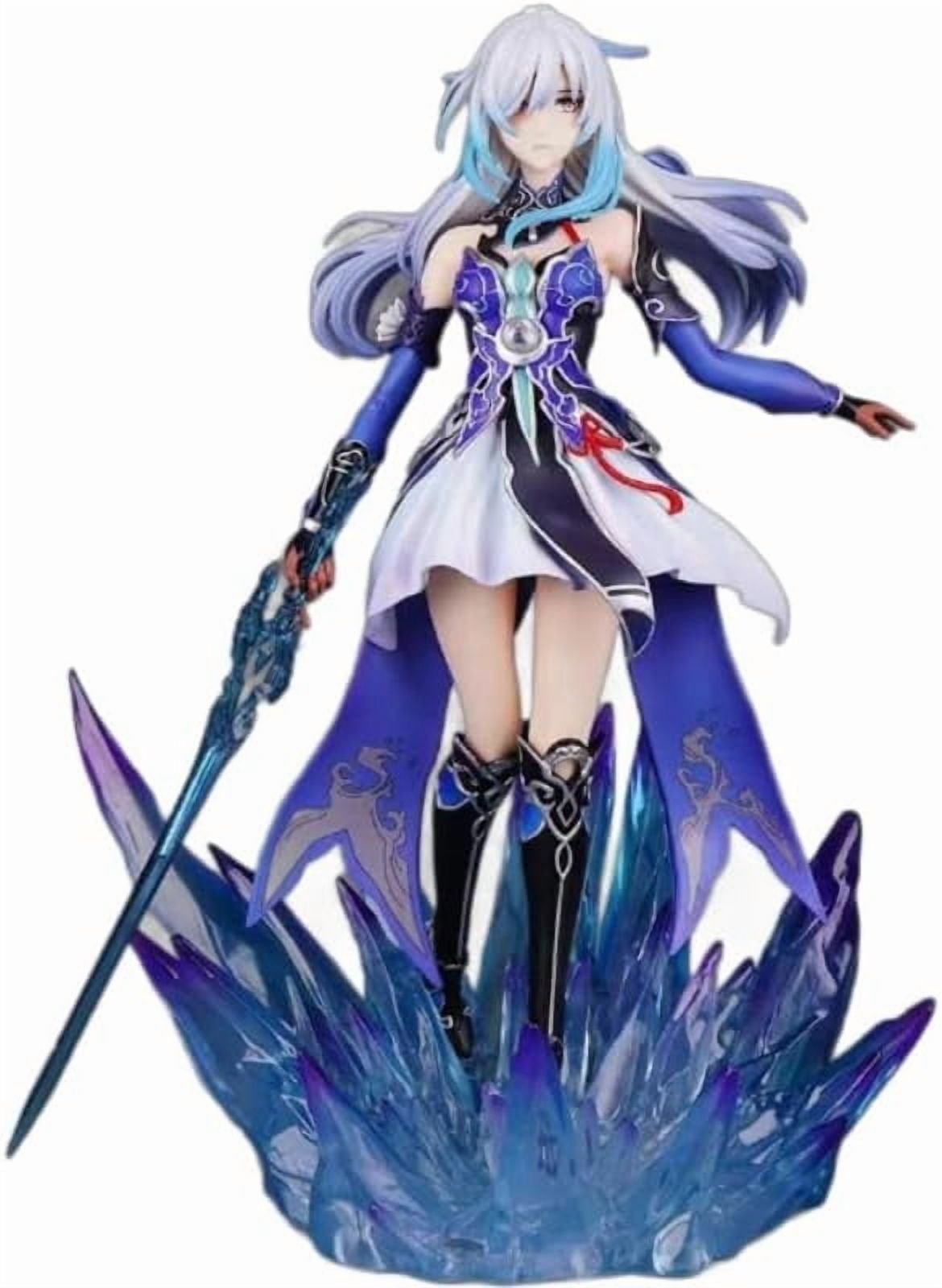 Jingliu Figure Holding A Sword Jingliu Figurine 29cm/11.4inch PVC Handmade Anime Manga Game Character Model Figures Statue Collectible Craft Gift