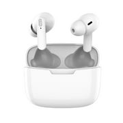 Jingyang Bluetooth 5.0 IPX5 True Wireless Earbuds with Touch Control and Charging Case, White