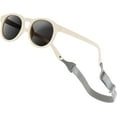 thumbnail image 1 of Jingyang Polarized Flexible UV Protection Infant Toddler Kids Sunglasses with Strap, Beige, 1 of 8
