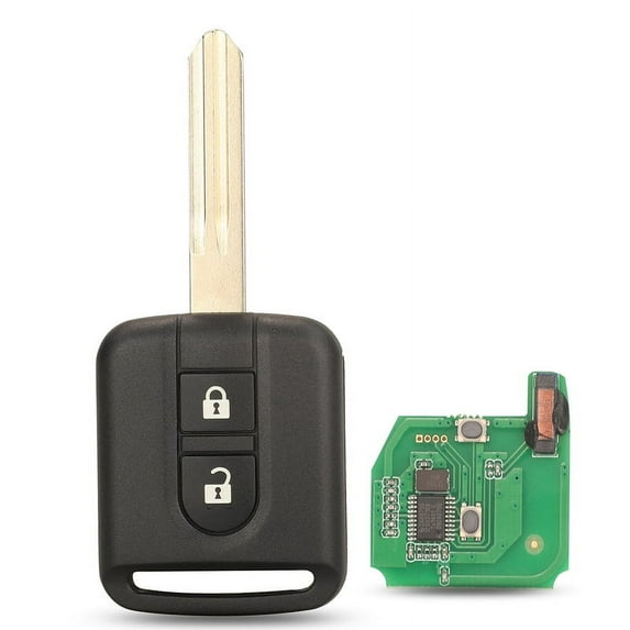Jingyuqin 5WK4 876/ 818 433MHz ID46 Chip Key Fob For Nissan Elgrand X-TRAIL Qashqai Navara Micra Note NV200 2 Button Remote Key