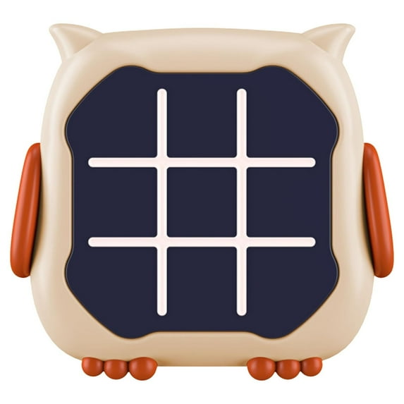 Multi-Game Puzzle Console, Portable Electronic Tic Tac Toe, Brain Teaser Travel Toy, Kids Logic Training Game, Handheld Fun