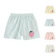 thumbnail image 1 of Jinhomg Baby Cotton Shorts Cute Cartoon Graphic Elastic Waist Shorts Soft Comfy Wide Leg Summer Short Pants Boys Girls Casual Daily Wear Pink 2 Years, 1 of 4