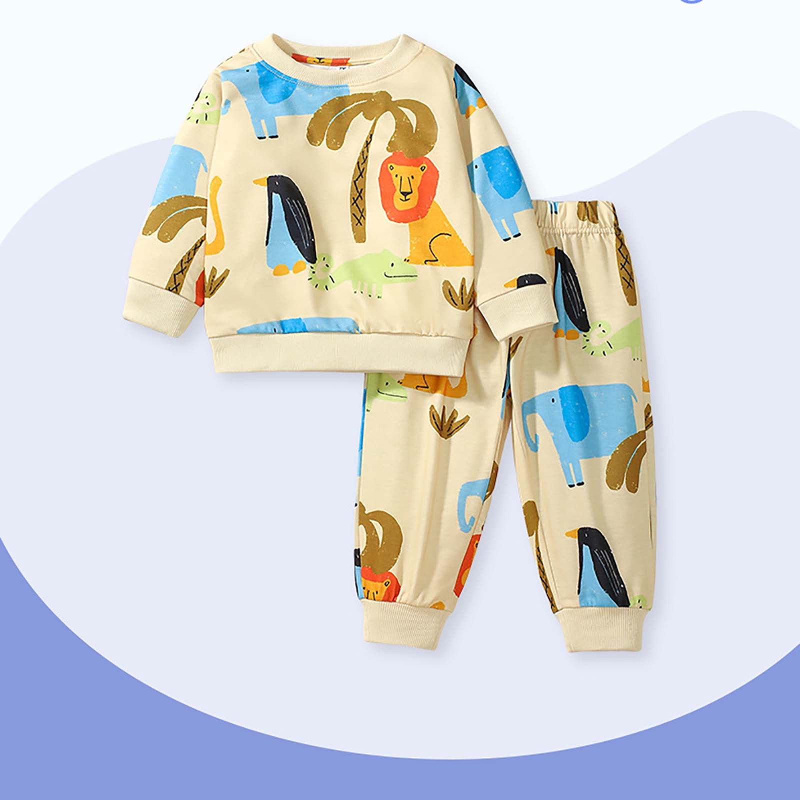 送料無料の通販 Jinhomg Baby Kids Cotton Sweatsuit Funny Dragon Graphic Gymnastics