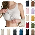 thumbnail image 1 of Jinhomg Cotton Tank Top with Built in Bra for Women Shelf Bra Workout Camisole Tops Lightweight Comfy Summer Gym Sports Bras with Chest Padded Yellow M, 1 of 8
