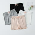 thumbnail image 1 of Jinhomg Cute Dance Shorts for Girls Casual Comfy Solid Elastic Waist Bike Shorts Lightweight Breathable Under Dress Shorts Summer Saving White 3 Years, 1 of 4