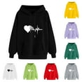 thumbnail image 1 of Jinhomg Cute Fall Sweatshirt for Women Trendy Dandelion Printed Hoodies Lightweight Comfy Long Sleeve Hooded Pullover Daily Wear Purple S, 1 of 4