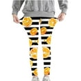 thumbnail image 1 of Jinhomg Girls Printed Leggings Cute Stretch Athletic Leggings Little Kids High Waisted Ankle Length Yoga Pants Multicolor (3-8 Years), 1 of 4