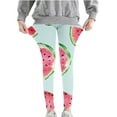thumbnail image 1 of Jinhomg Girls Printed Leggings Cute Stretch Athletic Leggings Little Kids High Waisted Ankle Length Yoga Pants Multicolor (3-8 Years), 1 of 3