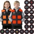 thumbnail image 1 of Jinhomg Kids Heated Vest for Boys Girls Lightweight Warm Puffer Vests with 13 Heating Zones Electric Heated Zipper Jacket (Battery Not Included), 1 of 7