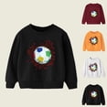 thumbnail image 1 of Jinhomg Kids Hooded Sweatshirts Boys Trendy Football Graphic Sweatshirt Toddler Casual Comfy Long Sleeve Crewneck Pullovers Black 7 Years, 1 of 4