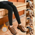 Jinhomg Kids Thick Leggings Thermal Cozy Ankle Length Solid Tights