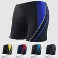 thumbnail image 1 of Jinhomg Men's Athletic Swimsuit Lightweight Comfy Elastic Waist Square Leg Swim Trunks Trendy Patchwork Racing Training Swimwear 90 off Clearance Sale Sky Blue XXL, 1 of 4