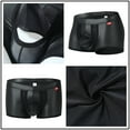 thumbnail image 1 of Jinhomg Men's Underwear Shorts Jock Strap Underpants Bikini Pouch Jockstrap Briefs Athletic Supporter Sportswear 90 Percent off Clearance Sale Black XL, 1 of 6