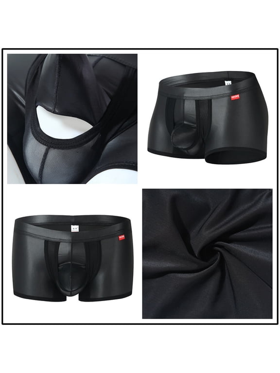 Men's Underwear Shorts Jock Strap Underpants Bikini Pouch Jockstrap Briefs Athletic Supporter Sportswear 90 Percent off Clearance Sale Black XL