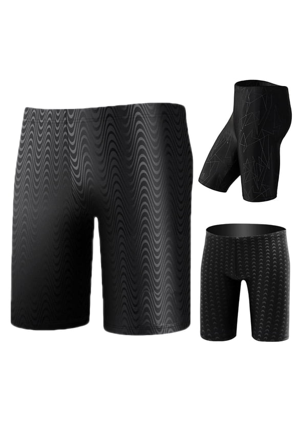 Mens Big and Tall Swim Trunks Quick Dry Compression Swim Shorts Lightweight Comfy Racing Training Athletic Bathing Suit Winter Saving Black XXXXXL