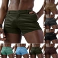 thumbnail image 1 of Jinhomg Mens Corduroy Shorts 5 inches Inseam Casual Shorts Buttons Pull On Short Pants Slim Fit Vintage Beach Shorts with Pockets Gray,XL, 1 of 6