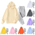 thumbnail image 1 of Jinhomg Mens Fleece 2 Piece Outfits Sweatsuit Casual Hoodie and Sweatpants Jogger Sets Baggy Workout Athletic Tracksuit Set Outfits, 1 of 7