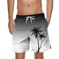 thumbnail image 1 of Jinhomg Mens Hawaiian Shorts Lightweight Elastic Drawstring Waist Beach Shorts Casual Tropical Printed Summer Vacation Swim Trunks with Pockets Pink L, 1 of 5