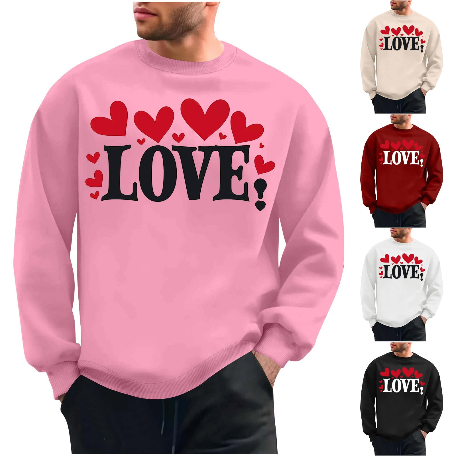 トップス Cotton lace heart sweatshirt Cloud Soft Lace Heart Crew Sweatshirt