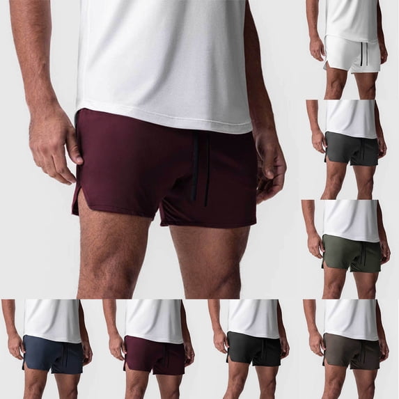 Jinhomg Mens Mesh Shorts Lightweight Breathable Elastic High Waist Athletic Shorts Spring Summer Quick Dry Short Pants for Gym Workout Running Spring Saving Navy S
