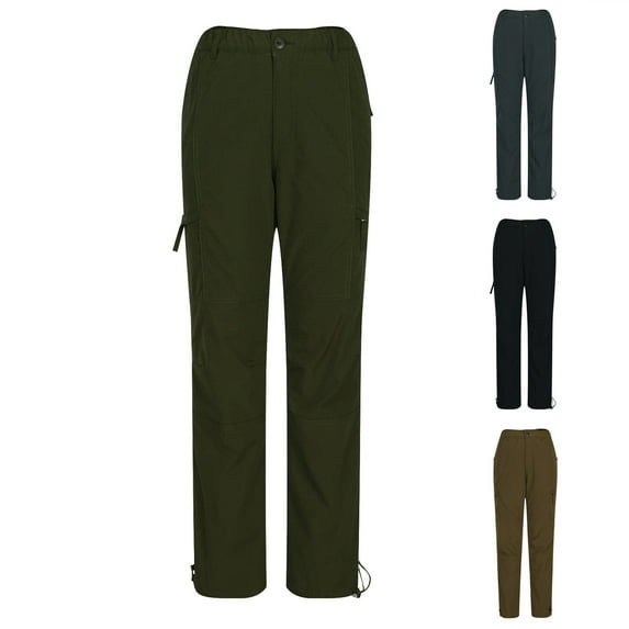 Jinhomg Mens Straight Outdoor Pant Big and Tall Waterproof Windproof Cargo Pants Warm Comfy Fleece Lined Hiking Pants with Pockets Black XXXXL
