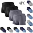 thumbnail image 1 of Jinhomg Mens Underwear Packs 4 PC Quick Dry Wicking Boxer Briefs Lightweight Comfy Seamless Modal Boxers with Ball Pouch 90 Percent off Clearance Sale Gray XXXXL, 1 of 3