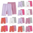 thumbnail image 1 of Jinhomg Summer Shorts for Big Kids Soft Knee Length Ruffle Hem Shorts Casual Comfy Elastic High Waist Lounge Shorts Boys Girls 2 Pc Sets Black 2-3 Years, 1 of 9