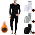 thumbnail image 1 of Jinhomg Thermal Underwear for Men Set Long Johns Warm Pullover Top Pajamas Bottom Loungewear for Cold Weather Winter Clothes, 1 of 7