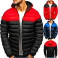 thumbnail image 1 of Jinhomg Warm Winter Jackets for Men Lightweight Hooded Puffer Jacket Warm Down Coat Outerwear for Cold Weather with Pockets Black,S, 1 of 6