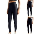 thumbnail image 1 of Jinhomg Women's Thick Leggings Plus Size Casual Solid Denim Pants Slim Fit Comfy High Waist Full Length Jeans Thermal Fall Spring Pant Black XXXXXL, 1 of 7