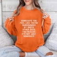 thumbnail image 1 of Jinhomg Womens 2025 Fashion Sweatshirt Cute Letter Print Pullover Oversized Comfy Long Sleeve Drop Shoulder Tops Casual Daily Wear Limited Time Deal Red XXL, 1 of 6