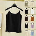 thumbnail image 1 of Jinhomg Womens Camisole Spaghetti Strap Tank Top Stretchable Undershirt Thermal Base Layer Cami Tops White XXL, 1 of 7