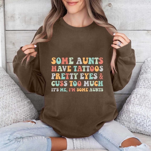 Jinhomg Womens Oversized Boyfriend Sweatshirt Trendy Letter Print Y2K Tops Casual Comfy Long Sleeve Drop Shoulder Pullover Daily Wear Red L