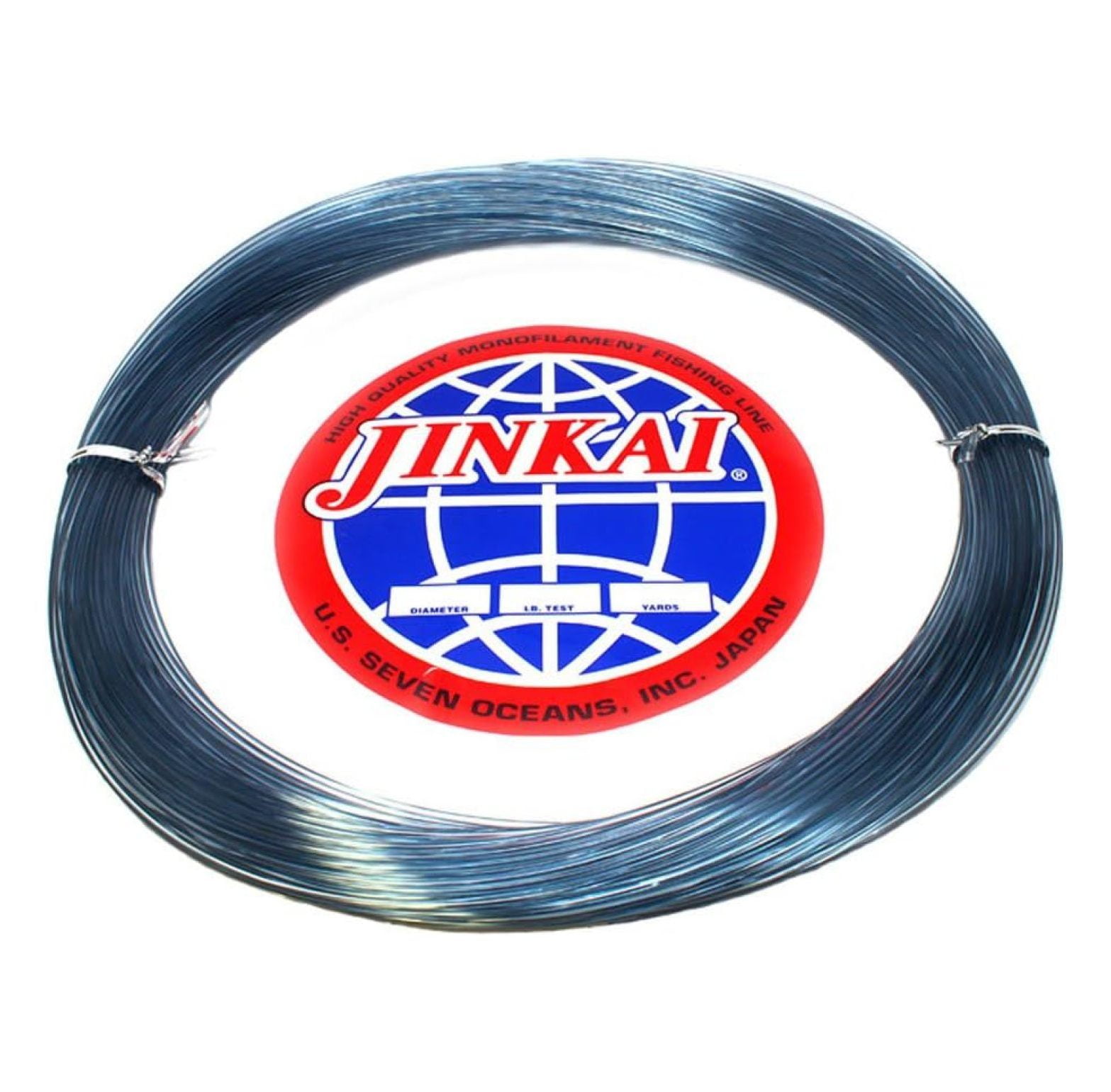 Jinkai Premium Monofilement Leader - 100yd Coil - 50lb-600lb - Smoke Blue