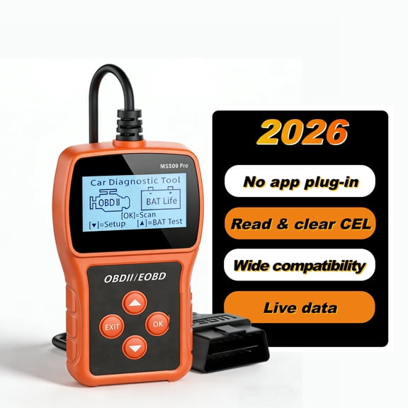 Jinkey Auto OBD2 Scanner Automotive Diagnostic Scan Tool, Engine Fault Code Reader