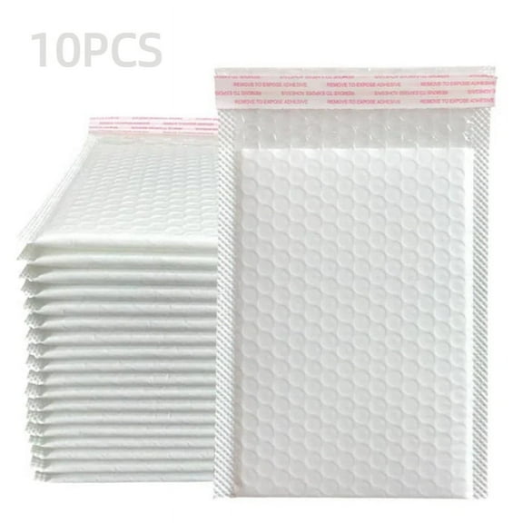 Jinswick 10Pcs Bubble Mailer Self Seal Pink Bubble Padded Mailing Envelopes Bags Gift Wrap Packaging Bag Small Business Supplies Pink 15*20+4cm