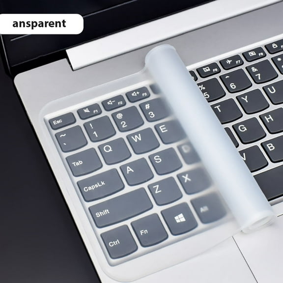 Jinswick 15-17 Inch Universal Laptop Keyboard Cover Protector Waterproof Dustproof Silicone Notebook Computer Keyboard Protective Film  1Pcs White