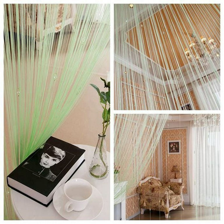 Jinswick 1Pcs Home Decor Bead Curtain for Doorway, Door String