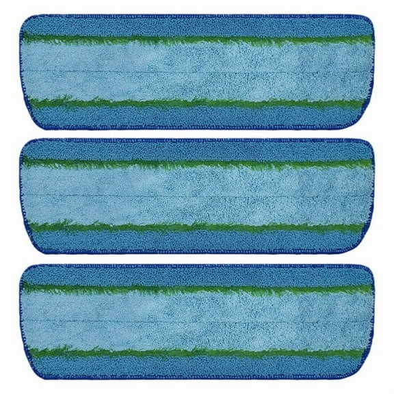Jinswick 3 Pcs wet and dry microfiber adapted to Libman Spray Mop Heads 16" Replacement Mop Pad Accessory