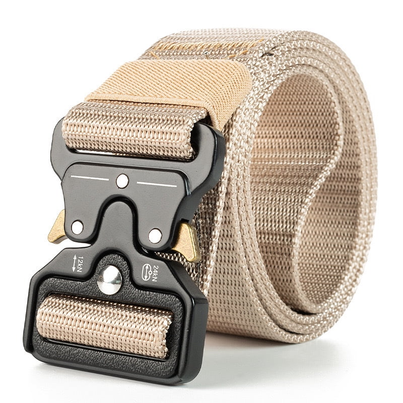 Jinswick 49in L Tactical Belts for Men, Military Style Quick Release ...