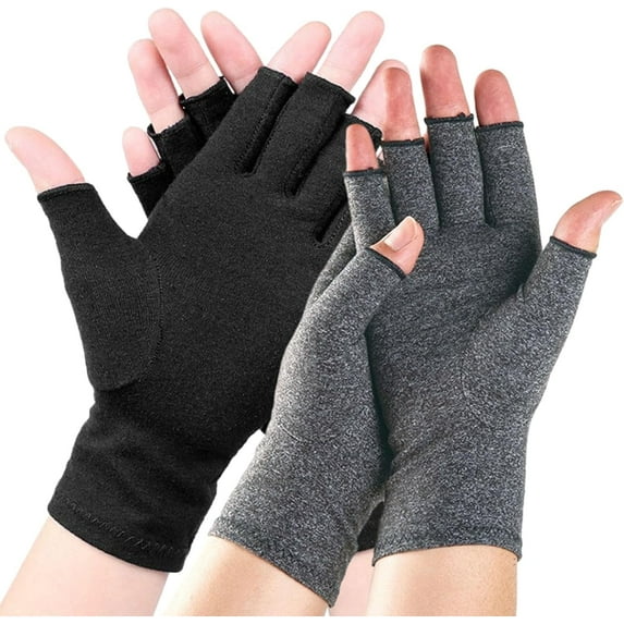 Jinswick Bamboo Arthritis Gloves, Rehab Split Finger Gloves Bamboo Arthritis Gloves, Bamboo Gloves for Men and Women